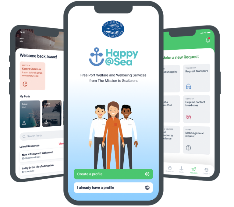 happy at sea App