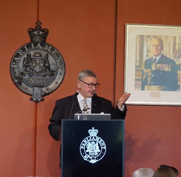 Greg Bondar at MtS Syd Inaugural Annual Luncheon