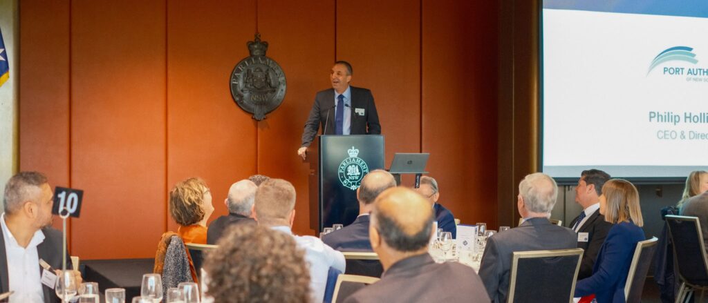 Port Authority Philip Holliday announced the new Seafarers Welfare Fund at the MtS Sydney Annual Luncheon