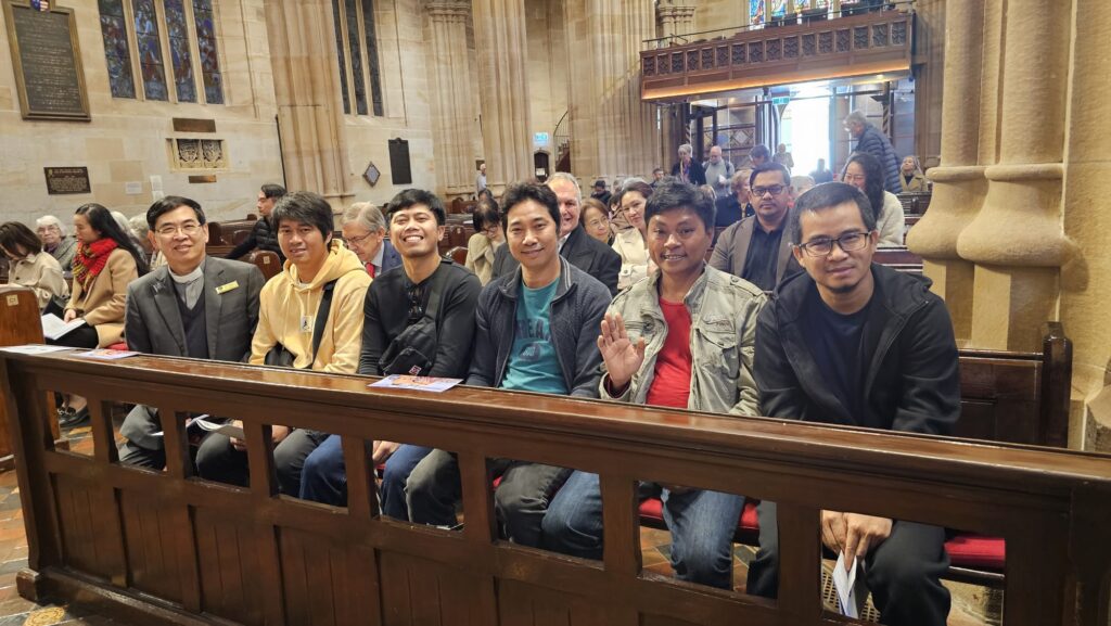 Seafarers at Sea Sunday service at St Andrews