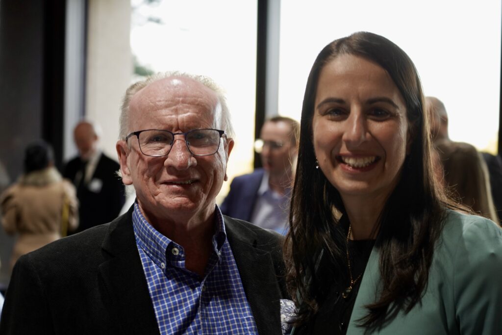 David Field SBU with NSW Ports CEO Marika Calfas at MTS Lunch 2023